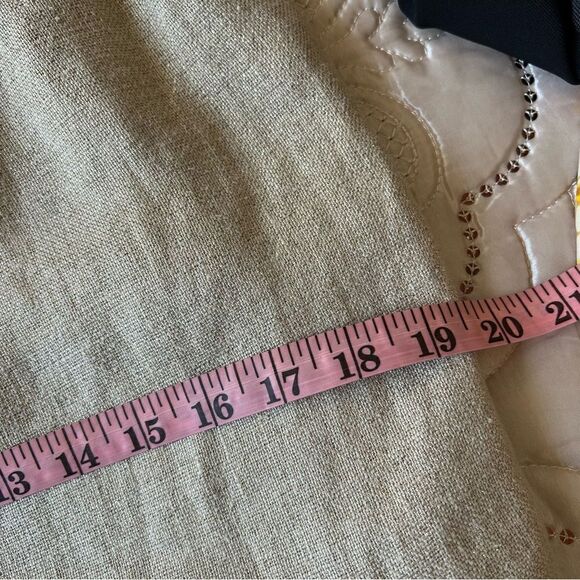 Diane Von Furstenberg Linen Strapless Mini Dress Size 6 - Picture 9 of 10